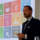 12. oktober: Kronprins Haakon åpnet UN Global Compact Nordic Meeting i Oslo. Foto: Olav Heian-Engdal, Det kongelige hoff